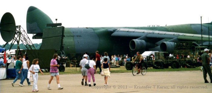 An image from a Hanscom AFB air show in the late 1980s