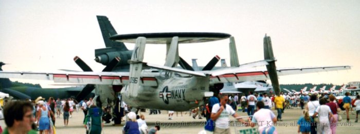 An image from a Hanscom AFB air show in the late 1980s
