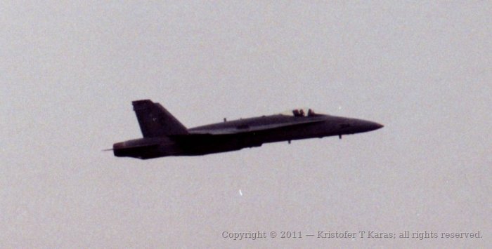 An image from a Hanscom AFB air show in the late 1980s