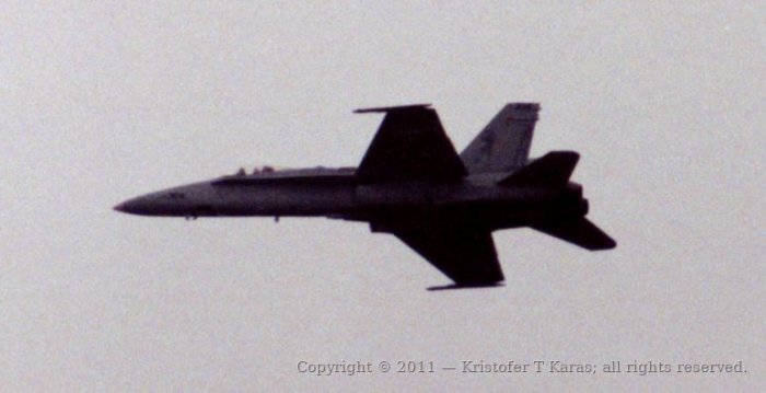 An image from a Hanscom AFB air show in the late 1980s