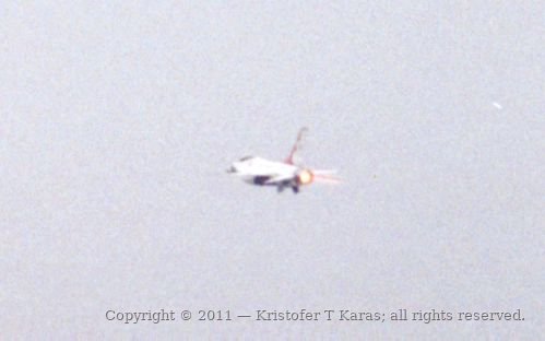 An image from a Hanscom AFB air show in the late 1980s