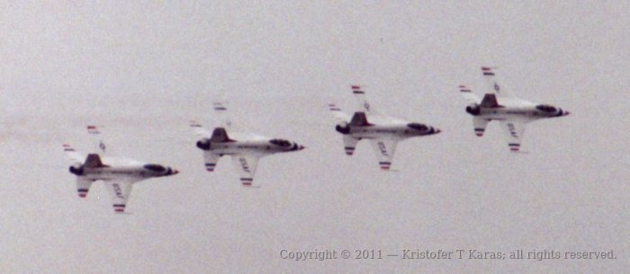 An image from a Hanscom AFB air show in the late 1980s